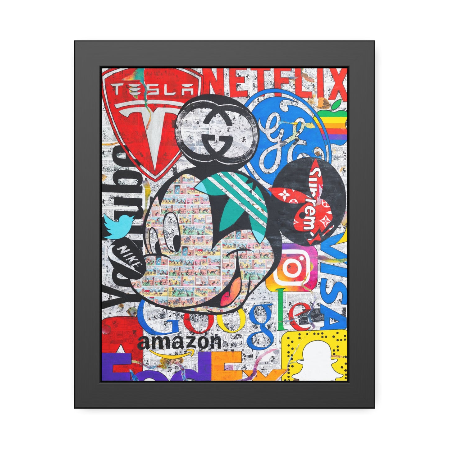 Mickey Logo - Framed Posters