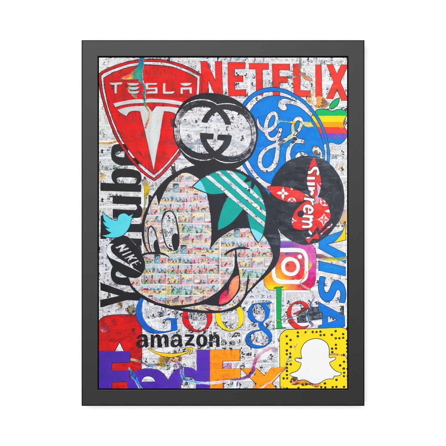Mickey Logo - Framed Posters