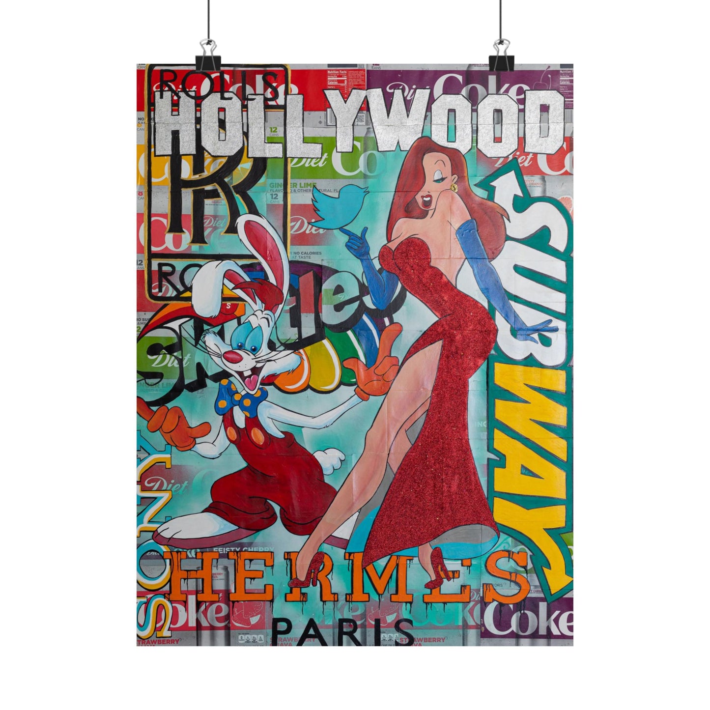 Roger & Jessica Rabbit Poster