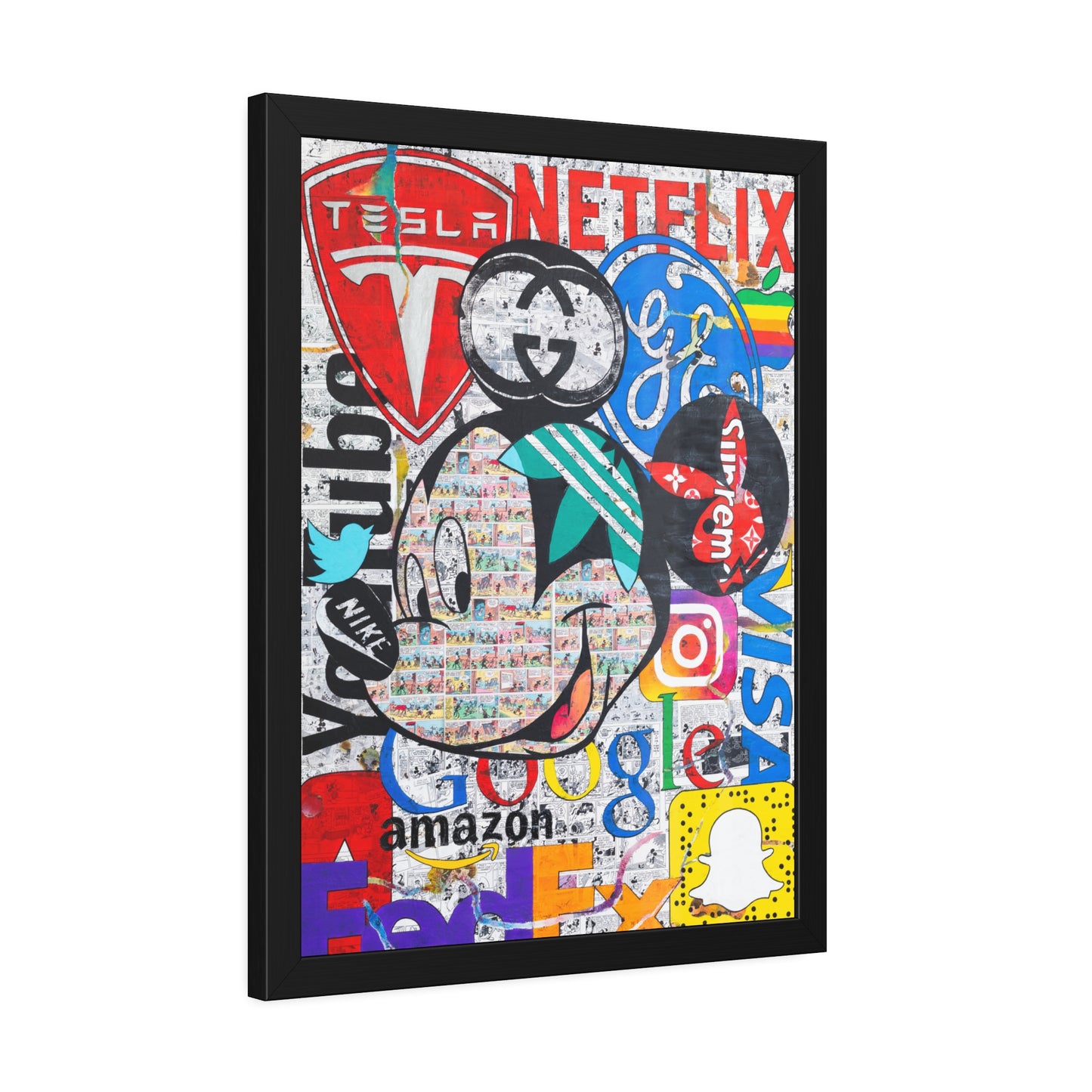 Mickey Logo - Framed Posters