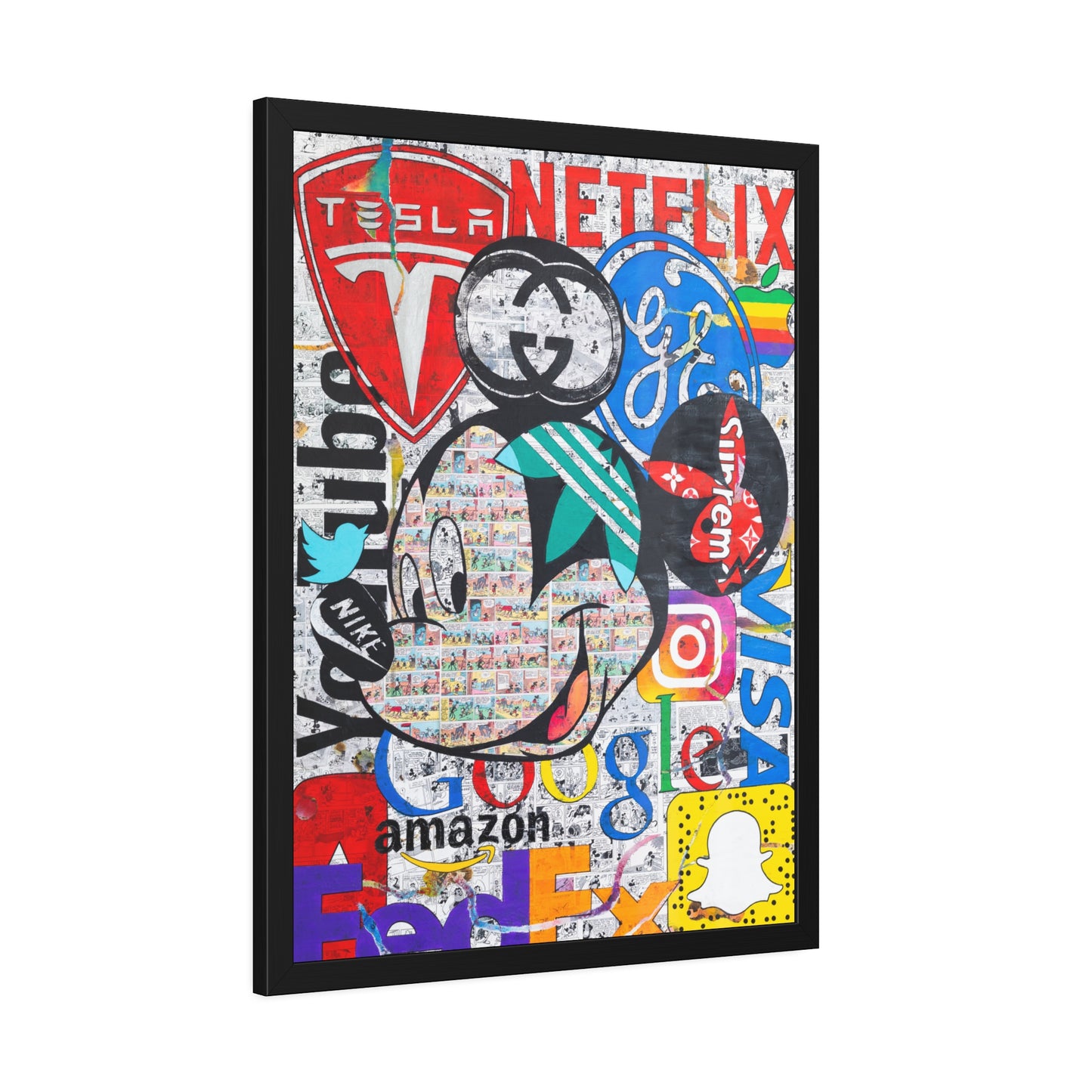 Mickey Logo - Framed Posters