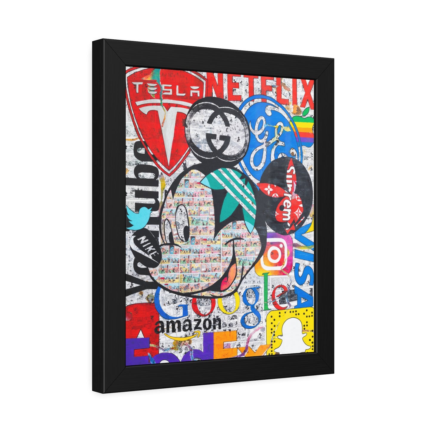 Mickey Logo - Framed Posters