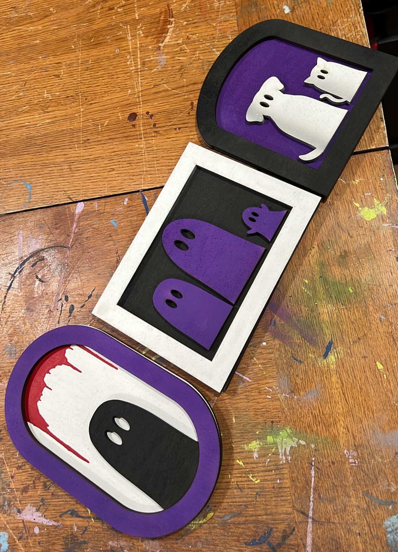 Spooky Ghost Frame U-Paint Kit
