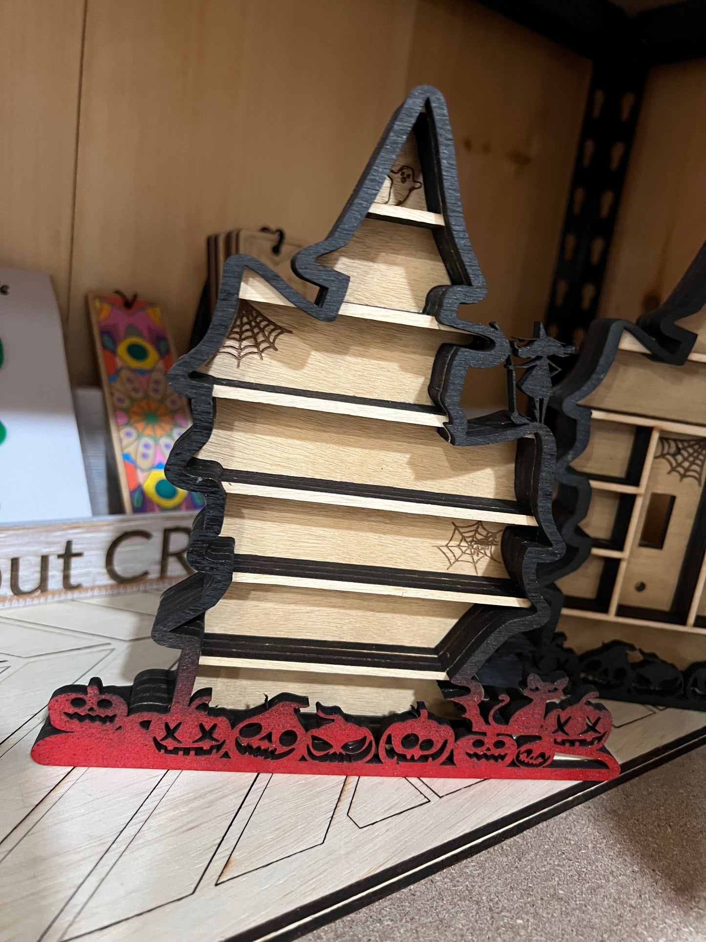 Halloween House Mini Bookshelf
