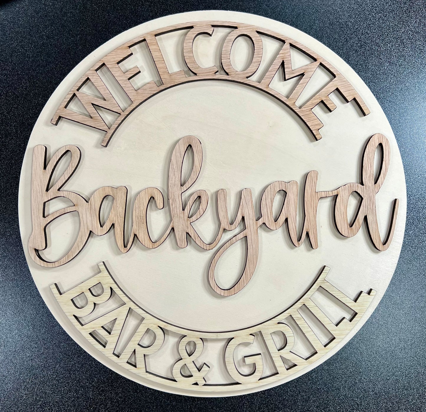 U-Paint Sign • Backyard Bar & Grill