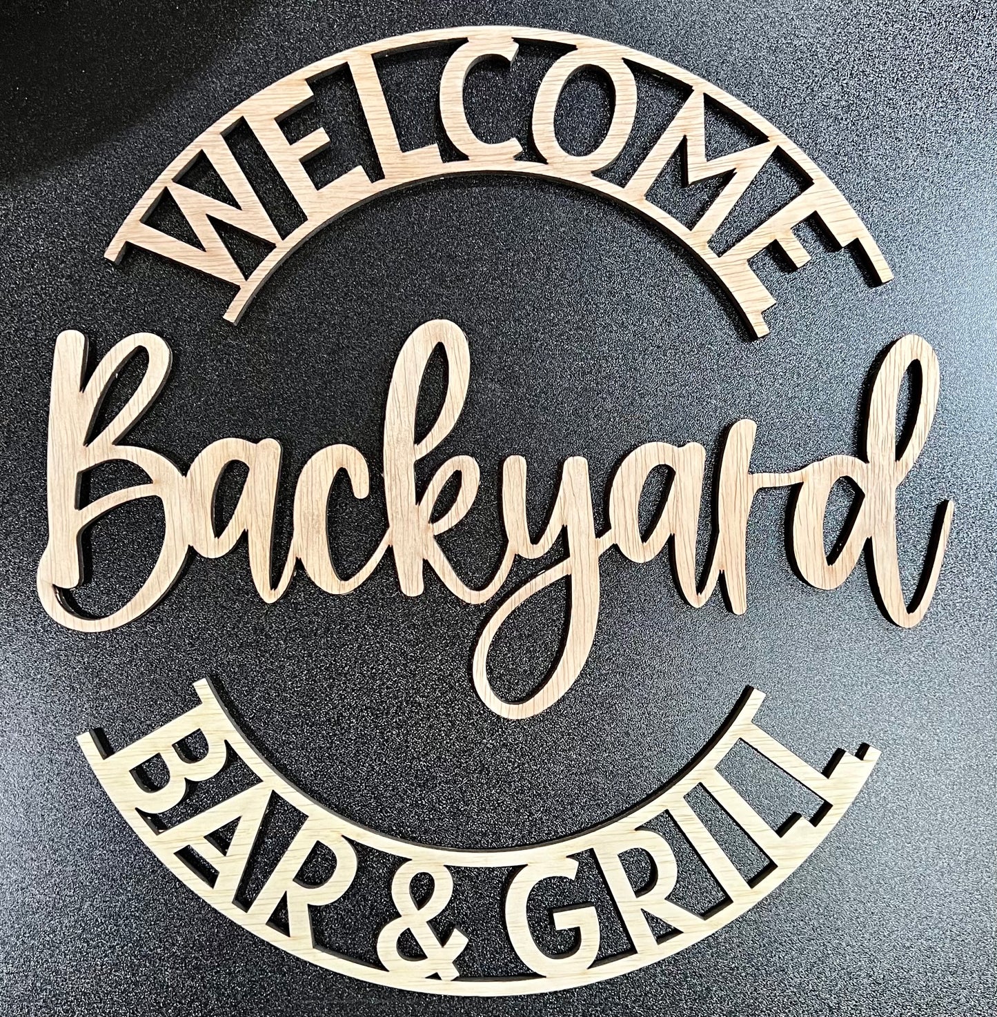 U-Paint Sign • Backyard Bar & Grill