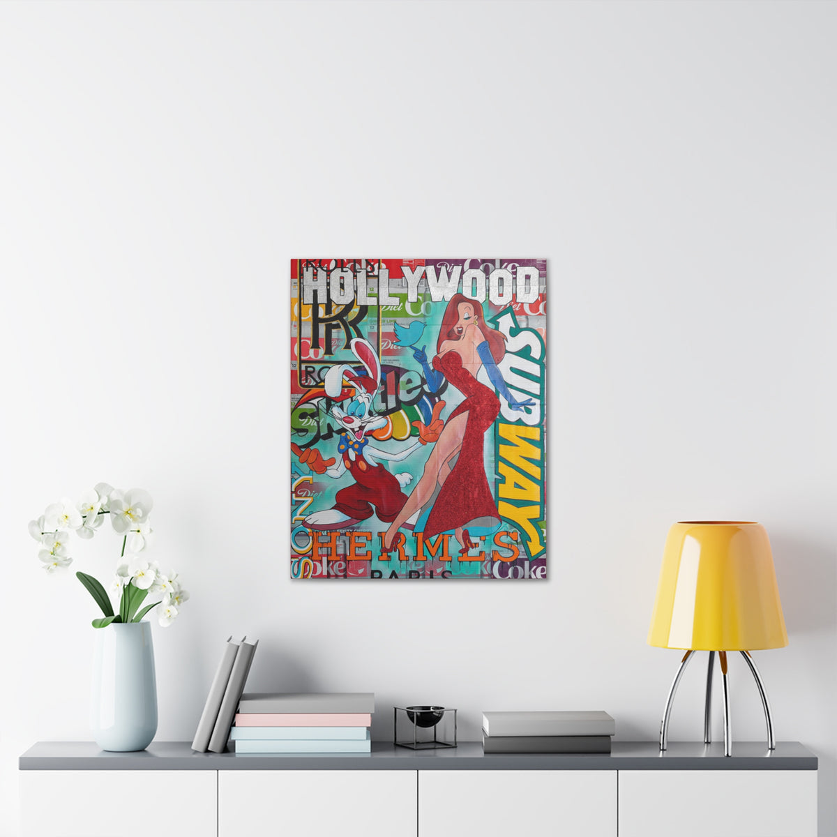 Roger & Jessica Rabbit -  Canvas Gallery Wraps