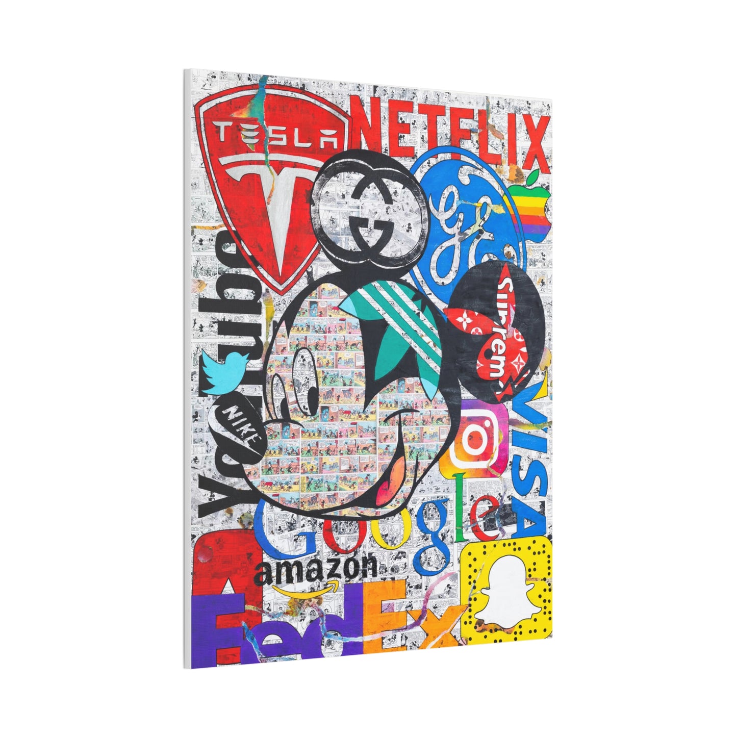 Mickey Logo - Canvas Gallery Wraps