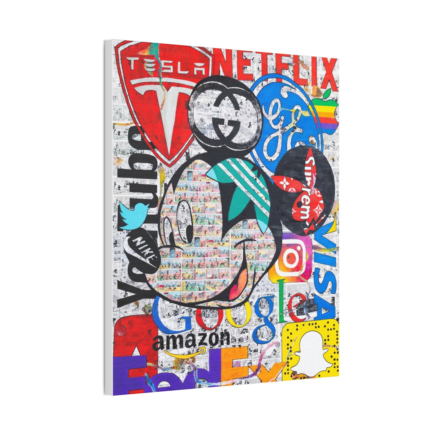 Mickey Logo - Canvas Gallery Wraps