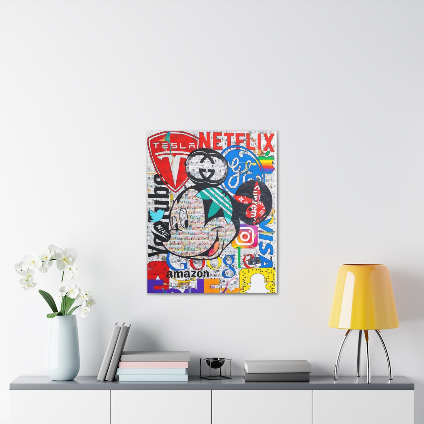 Mickey Logo - Canvas Gallery Wraps