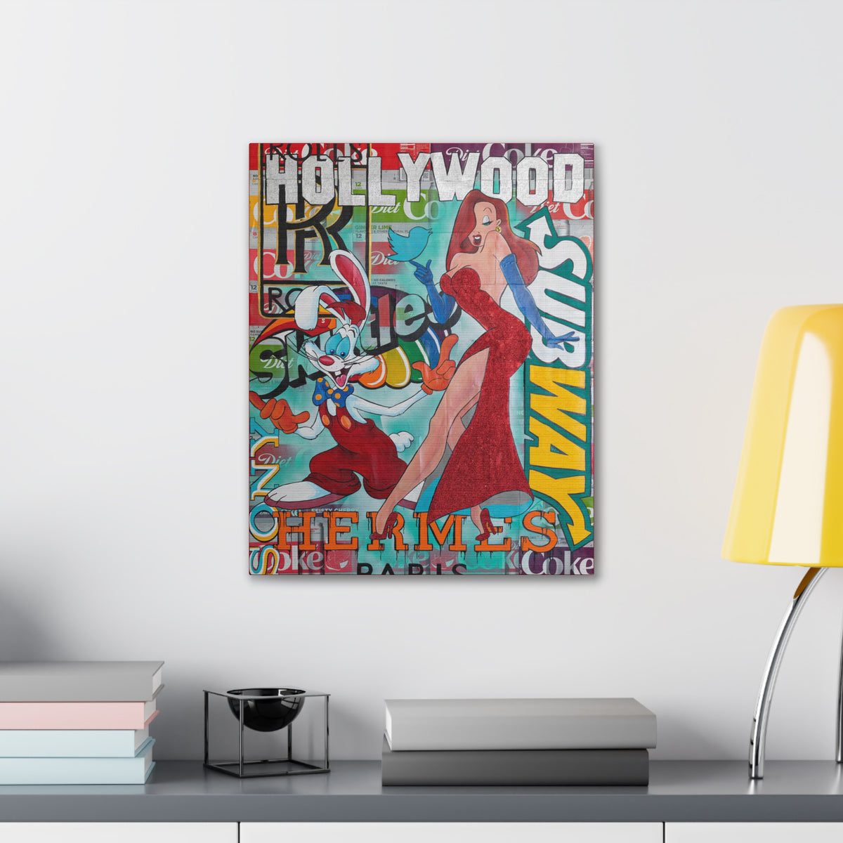 Roger & Jessica Rabbit -  Canvas Gallery Wraps