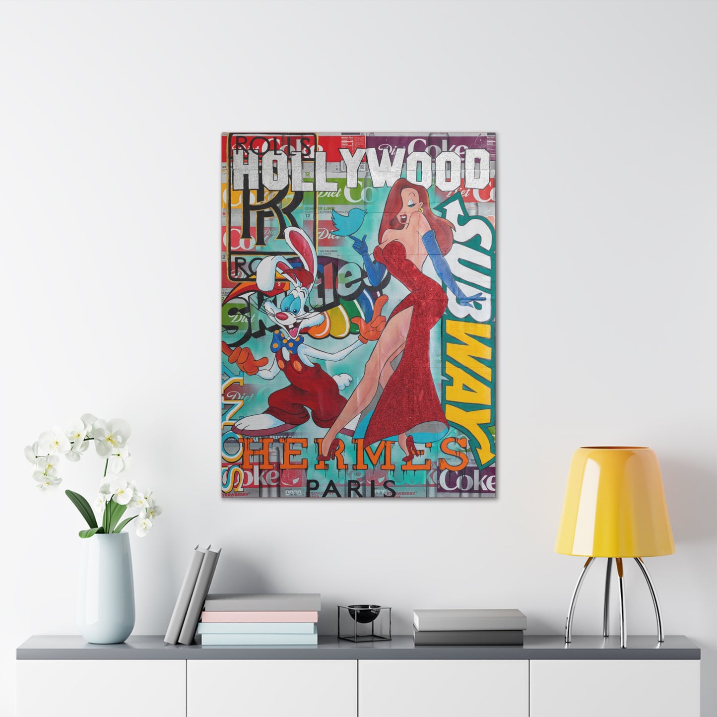 Roger & Jessica Rabbit -  Canvas Gallery Wraps