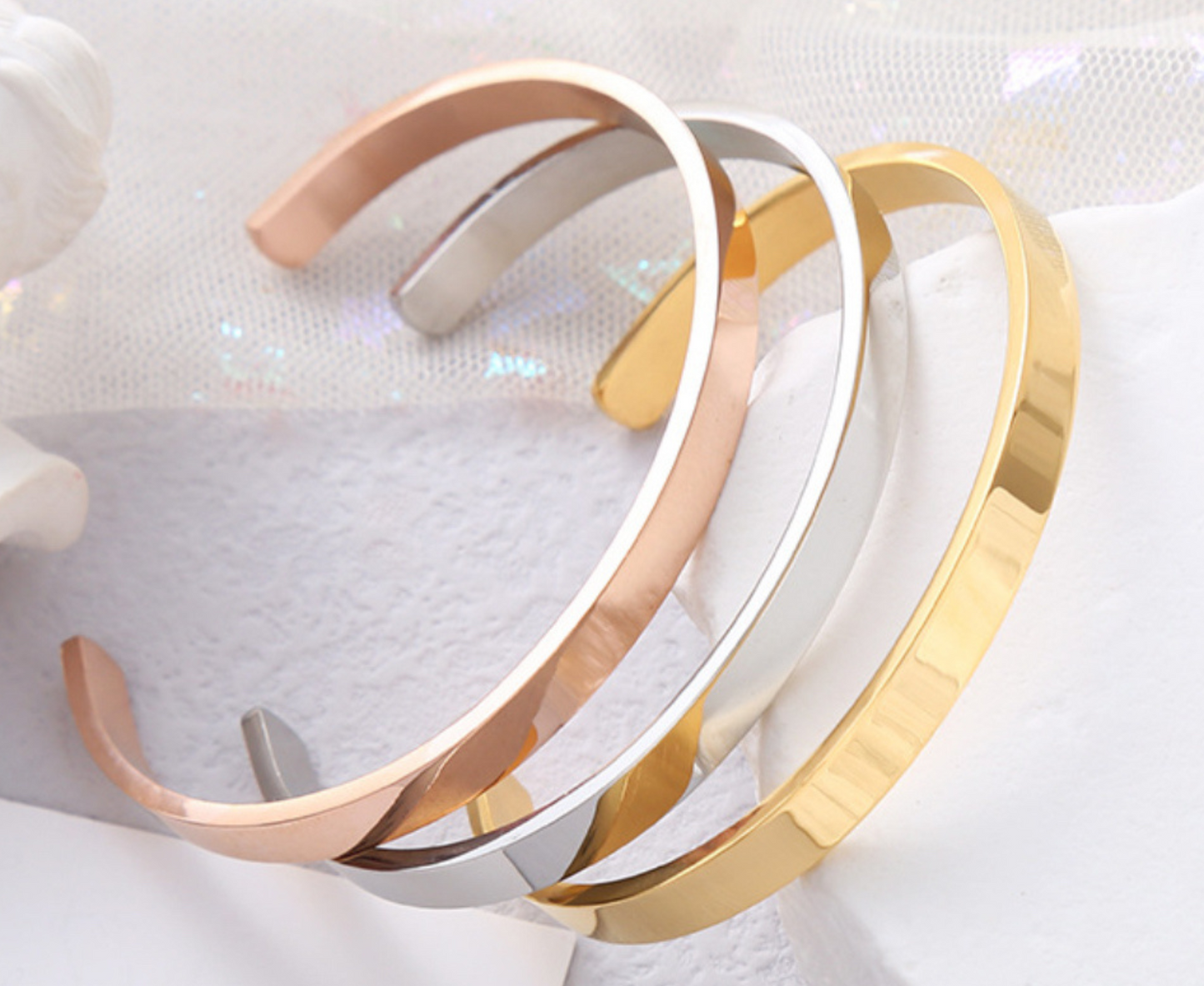 Cuff Bracelet • Engraved • Personalized