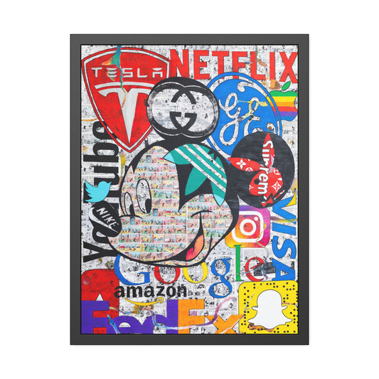 Mickey Logo - Framed Posters