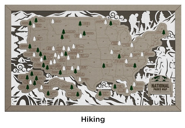 National Park Travel Map