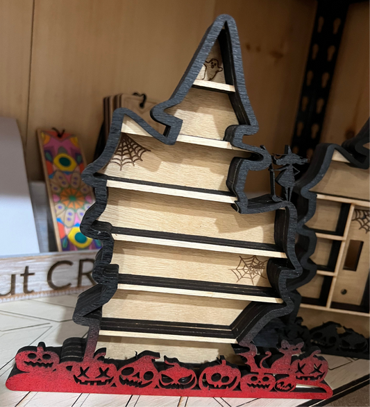 Halloween House Mini Bookshelf
