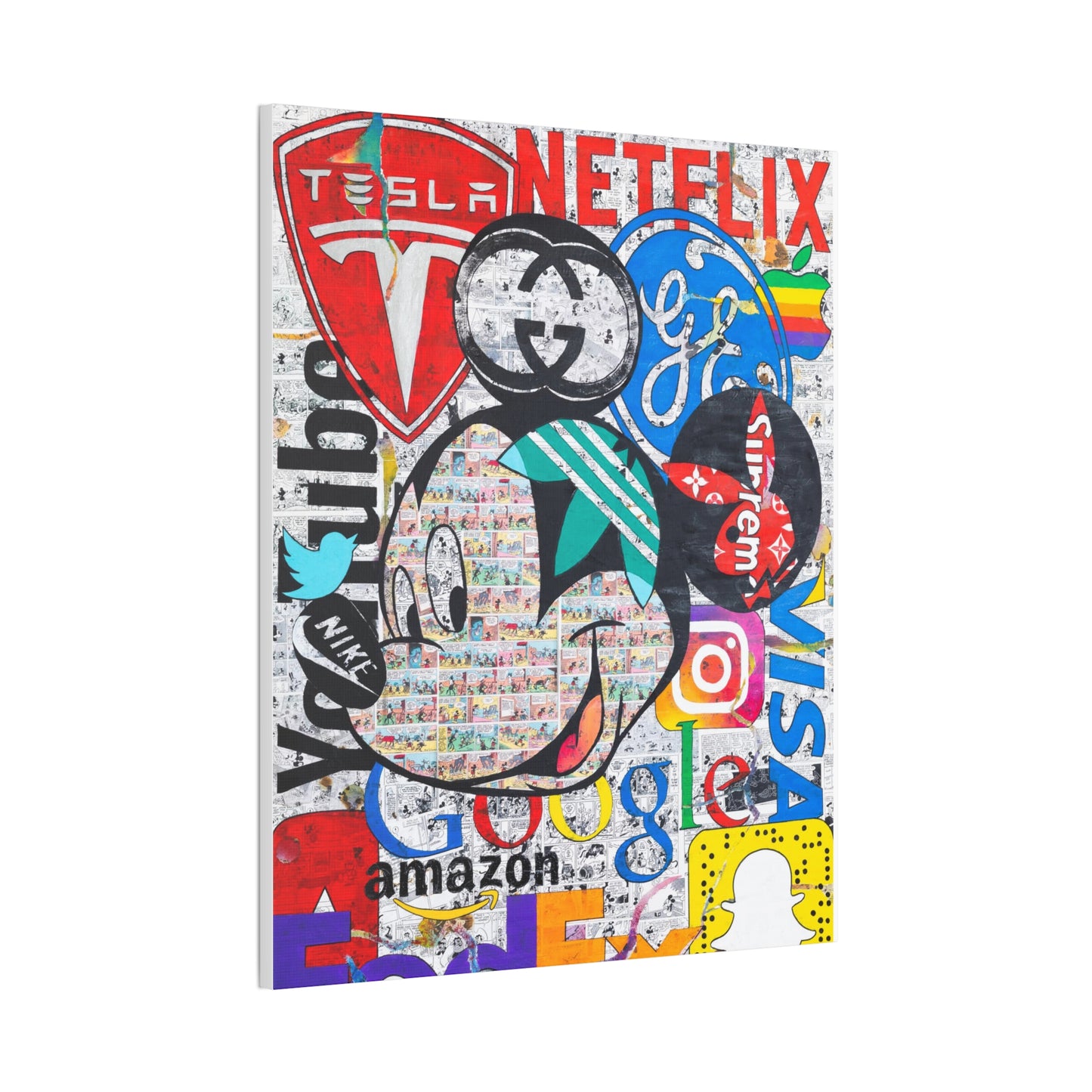 Mickey Logo - Canvas Gallery Wraps