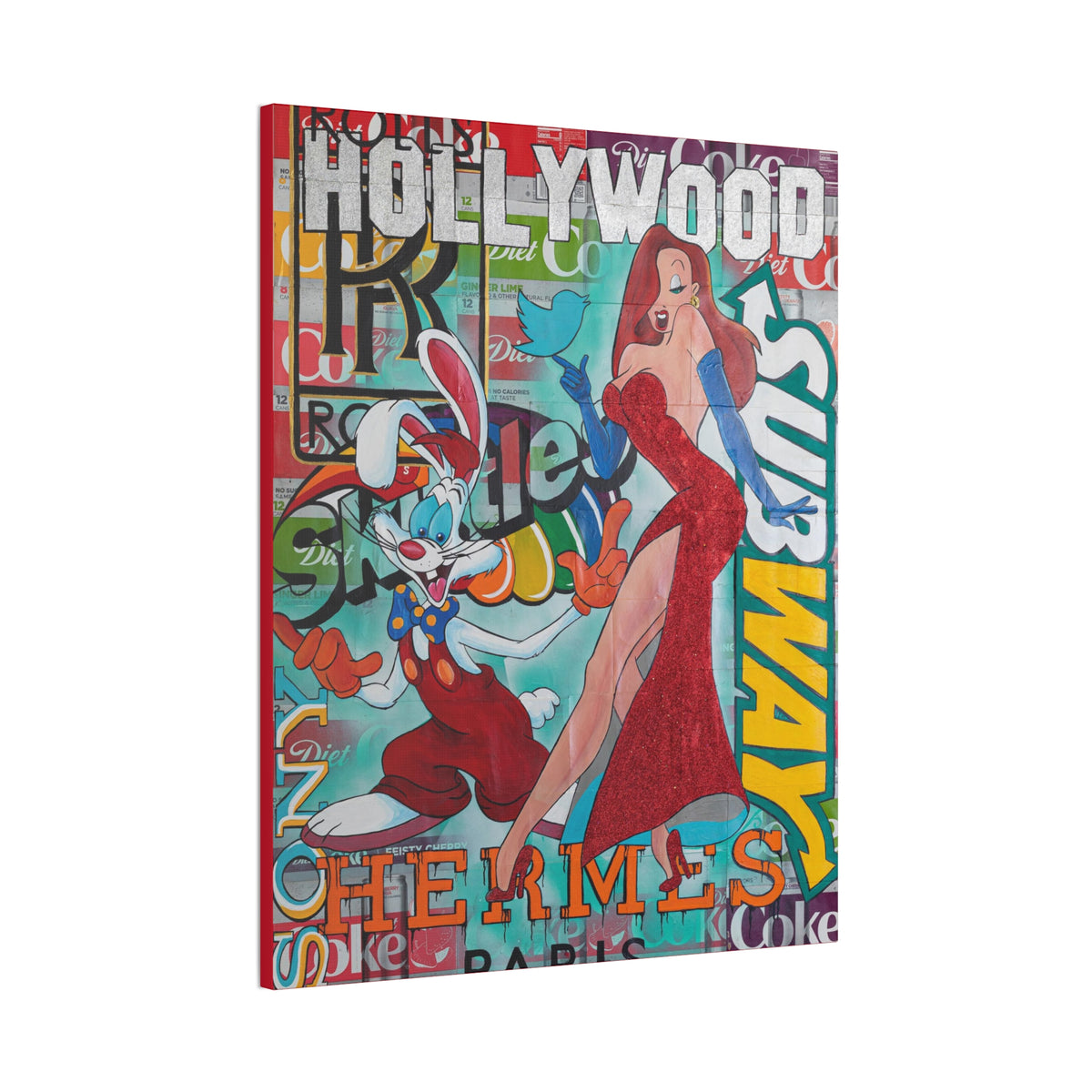 Roger & Jessica Rabbit -  Canvas Gallery Wraps
