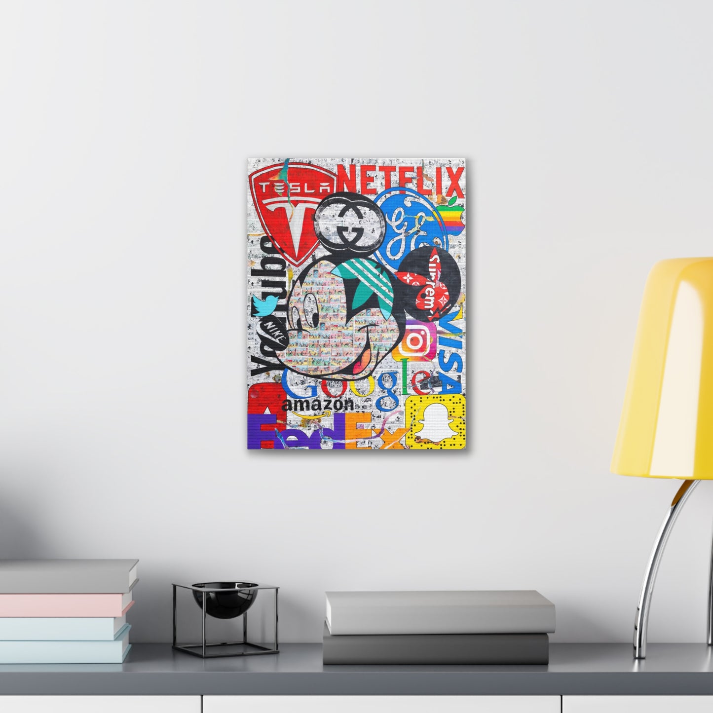 Mickey Logo - Canvas Gallery Wraps