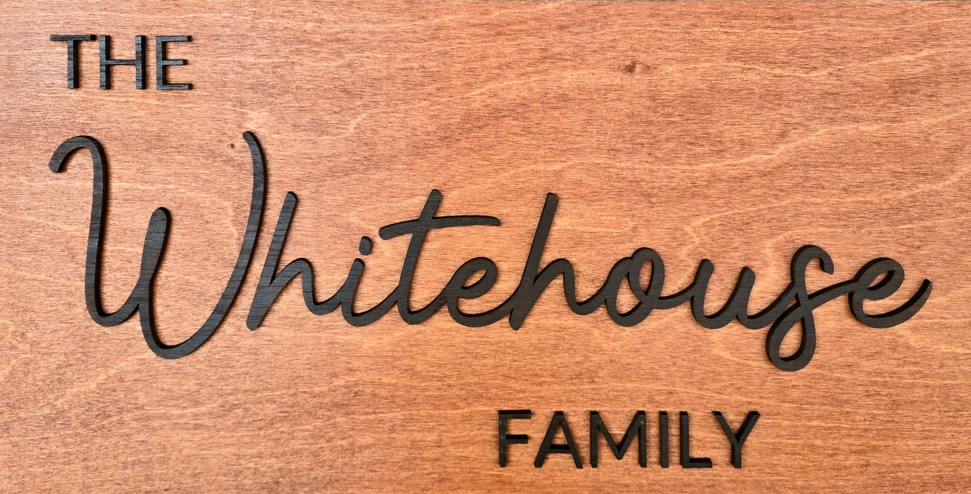 Wood Sign - Family Name