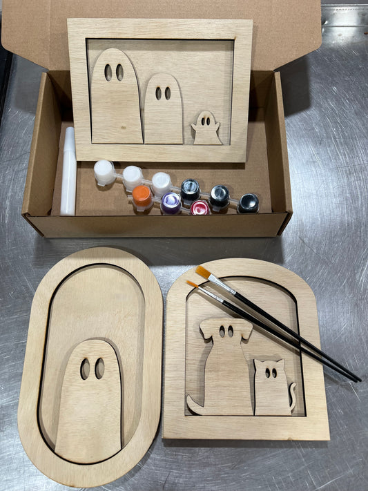Spooky Ghost Frame U-Paint Kit