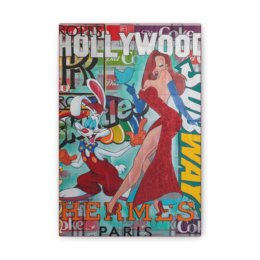 Roger & Jessica Rabbit -  Canvas Gallery Wraps