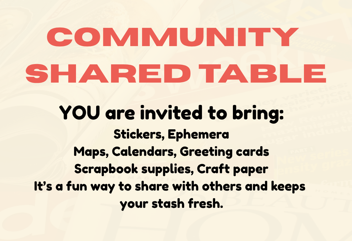 Waterville • Pink Crow • Crash my Stash Workshop  Sept. 8th 2026  6:30-9:00 PM