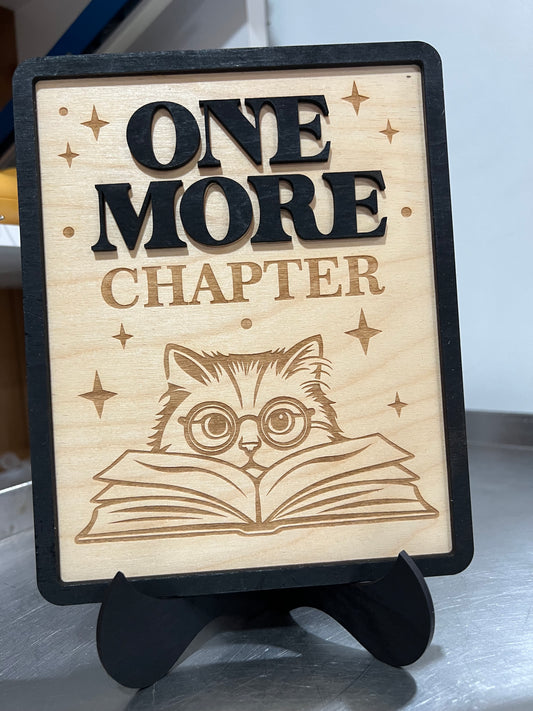 Wooden Bookshelf Signs