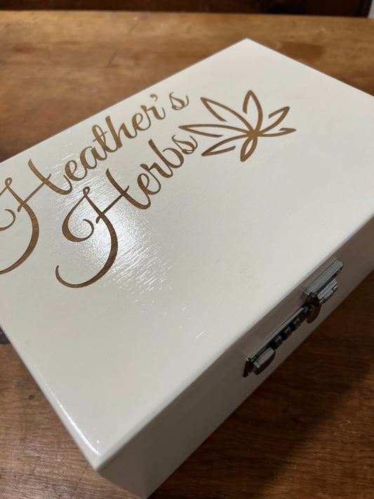 Custom Engraved Stash Box