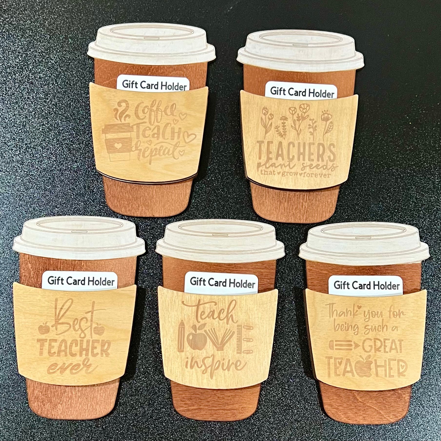 Teacher Gift Card Holder, Coffee Cup Magnet